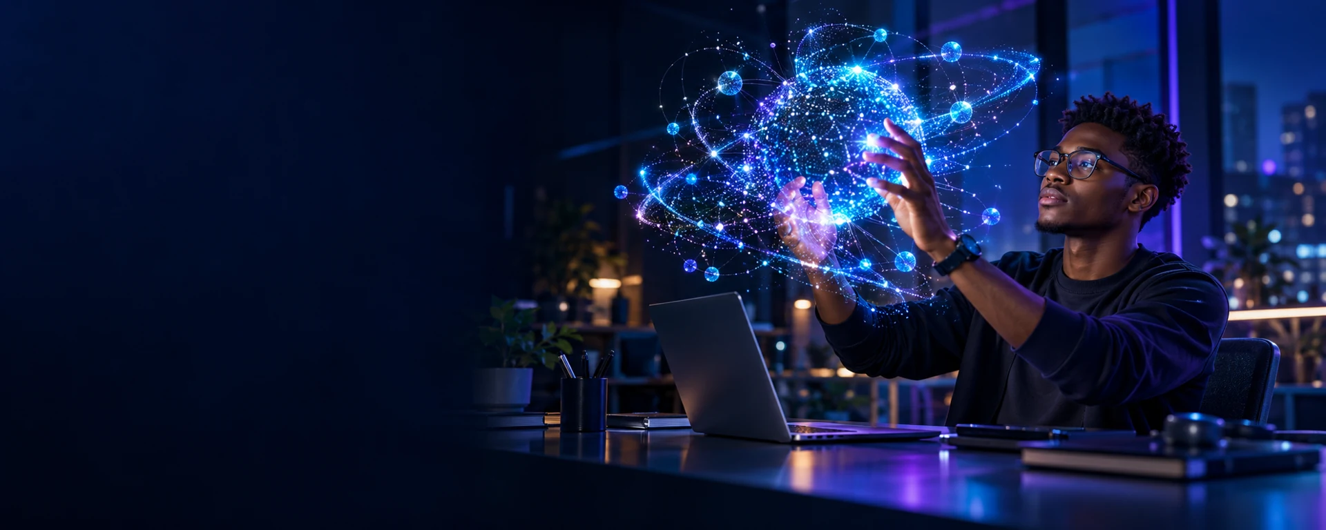 AI-generated ai data learning illustration