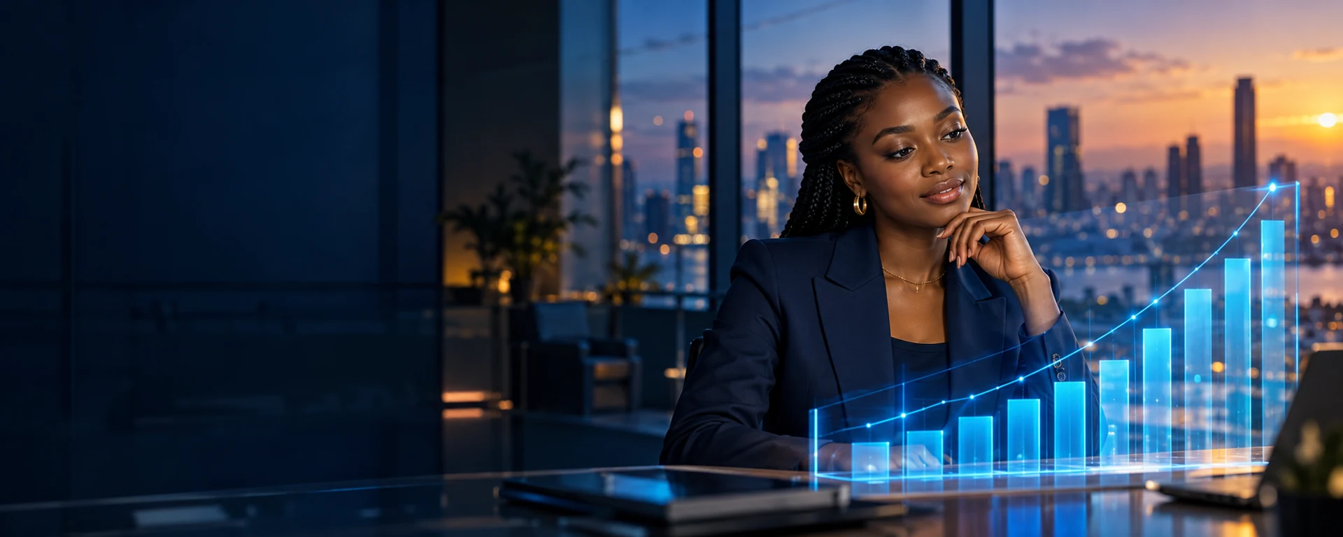 AI-generated finance learning illustration